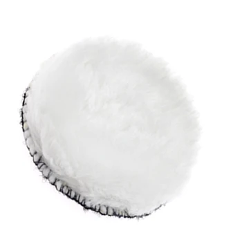 

10pcs 3inch Artificial wool Waxing Polisher Bonnet For Rotary Tool Polishing Pads White Buffing Soft Durable Car 2018