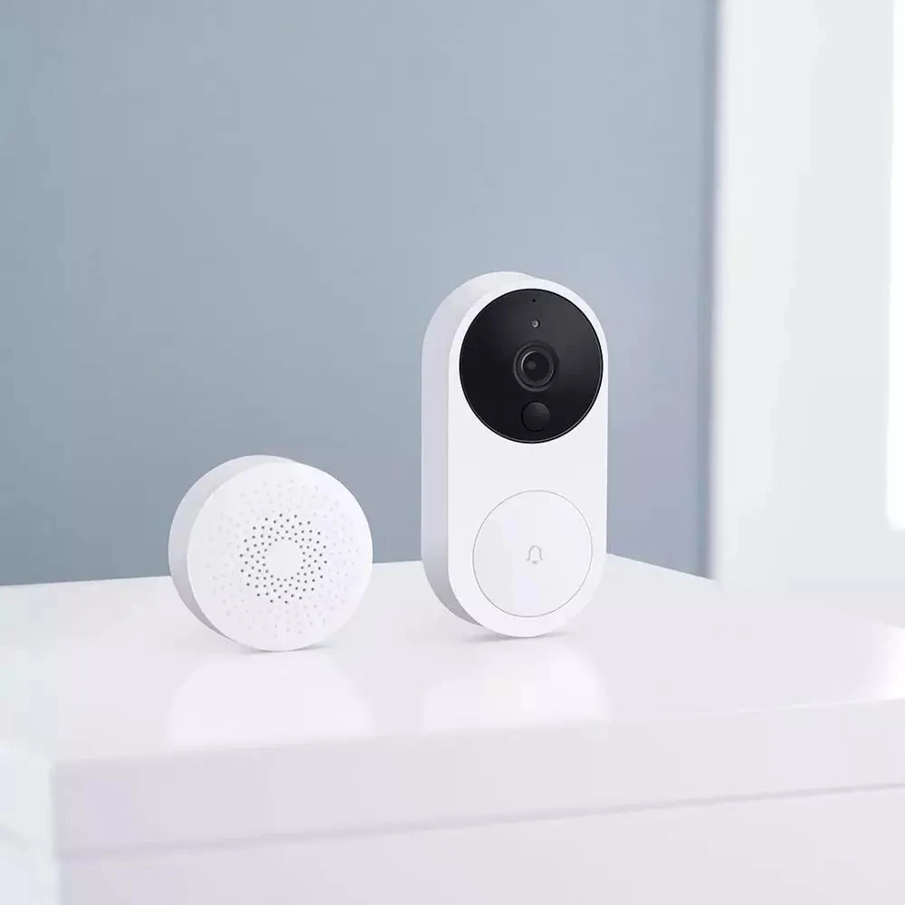 Xiaomi youpin 1080 WiFi 스마트 비디오 초인종 AI 얼굴 식별 감지 무선 인터콤 카메라 적외선 야간 투시경