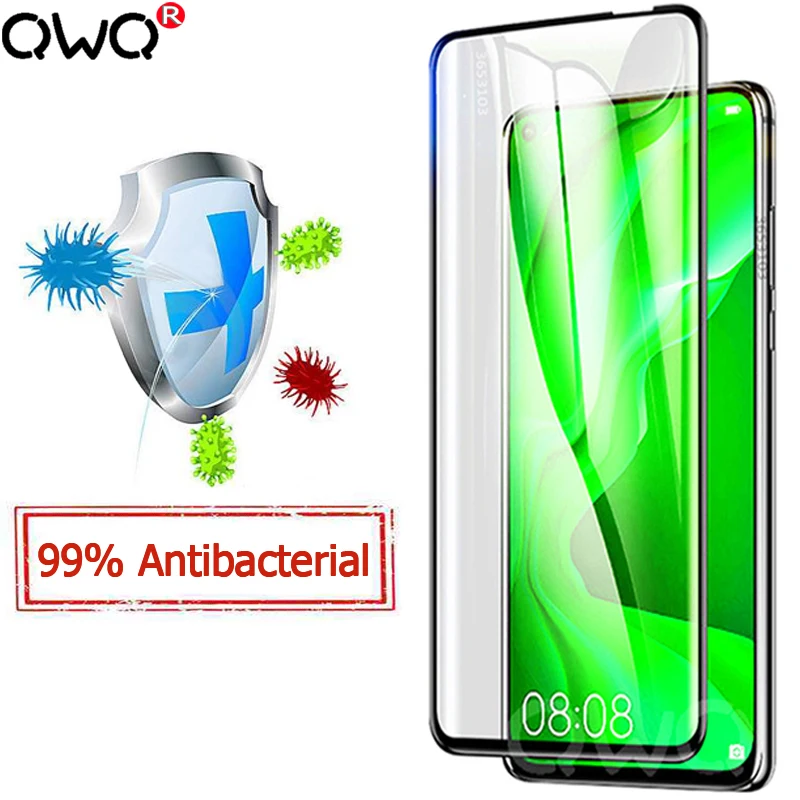 

Silver Ion Tempered Glass For iPhone 11 Pro XR X XS MAX Antibacterial Screen Protector For iPhone 6 6S 7 8 Plus full cover glass