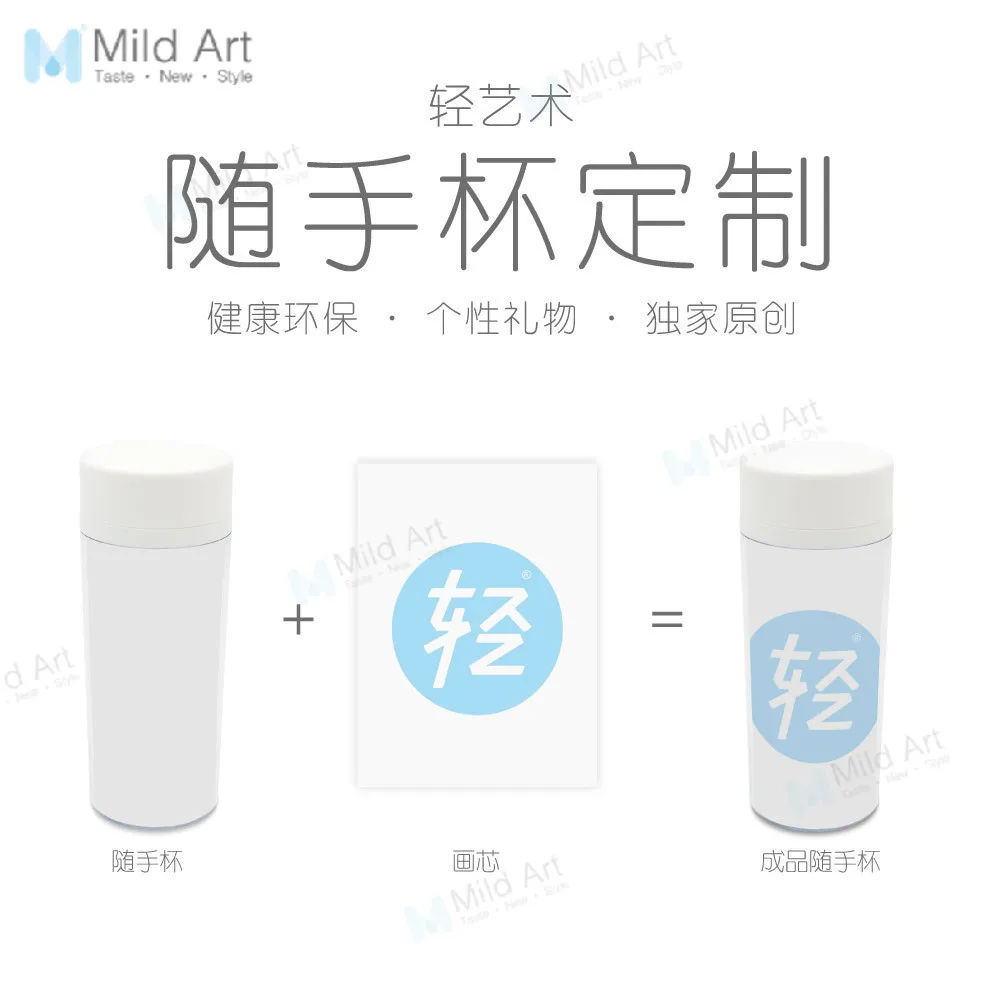 

Mild Art DIY Customization of Individual Character Portable Bottle Portable Leak-Proof Plastic Water Bottle Creative Children Gi