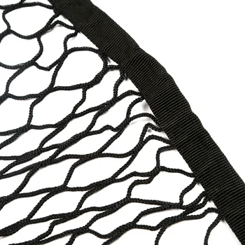 

Black Mesh Holder Net Luggage 4 hooks Car SUV rear trunk Polypropylene Stretch Mesh