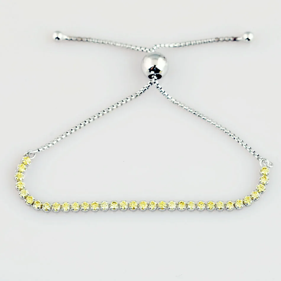 Новинка, 925 пробы, серебряный браслет, золотой кристалл, сверкающая нить, регулируемый браслет, браслет, подходит для бусин, шарм, сделай сам, хорошее ювелирное изделие