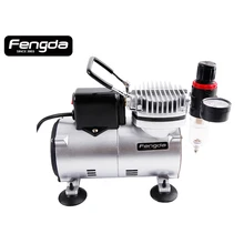 Аэрограф компрессор картина для тела торт украшение LS18-2S с охлаждающим вентилятором DIY хобби модель краска искусство FENGDA