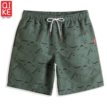 QIKE сексуальные настольные игры шорты мужские плавки мультфильм Динозавр Печатных Купальники быстросохнущие сёрфинга бегунов трусы сетки