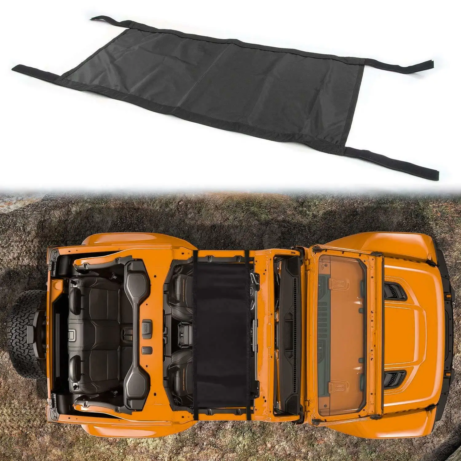 Багажник на крышу для отдыха кровать-гамак Максимальная load-220LB для Jeep Wrangler JL