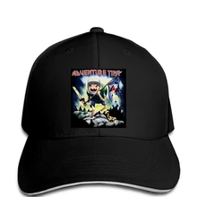 Для мужчин с принтом из мультфильма «Время приключений» Для мужчин металлические Фэнтези Trooper Шапка черного цвета