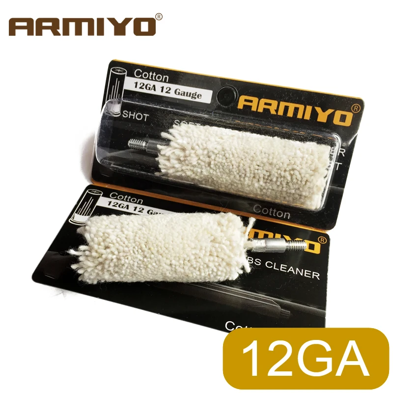 Armiyo12GA12Gauge185mmGunBarrelCottonCleanerCleaningSwabs