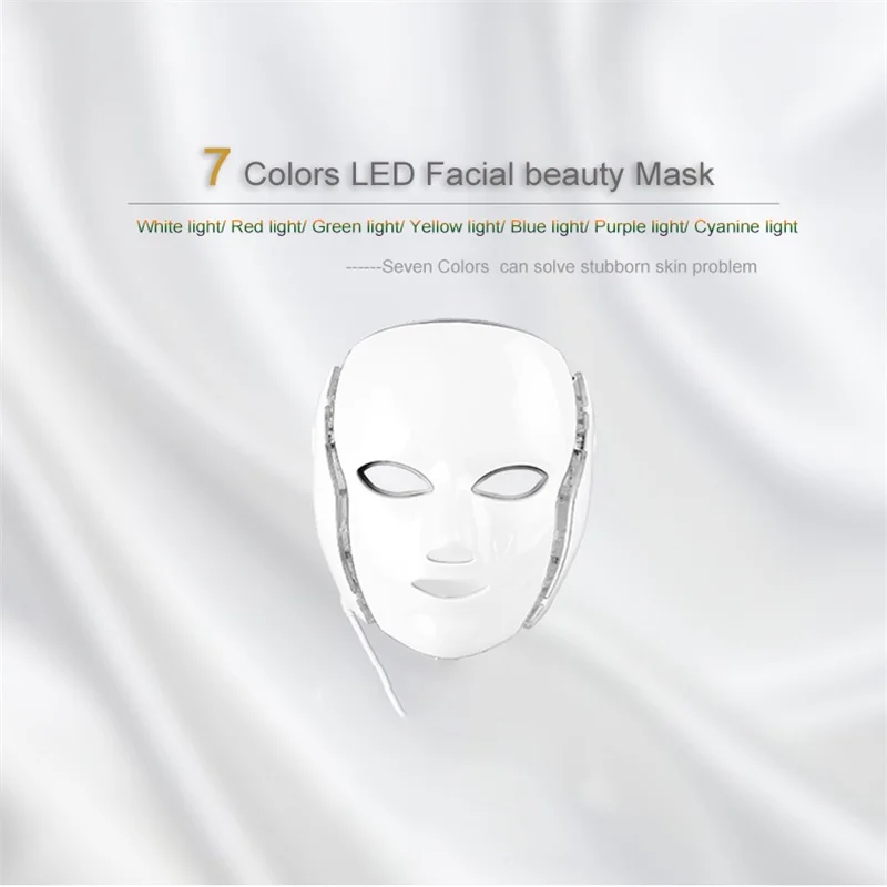 LED Facial Mask Belleza Facial Beauty Skin Rejuvenation Photon LED Mask Masque Therapy Anti Wrinkle Acne Tighten Skin Care Tool