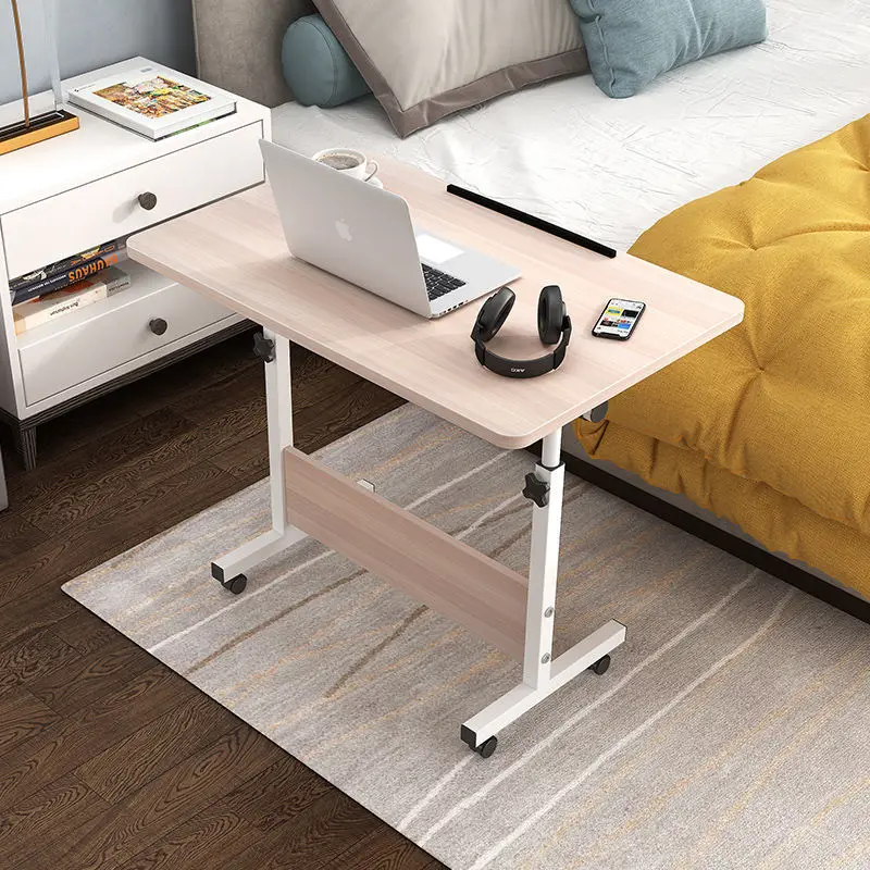 Portable Bed Side Desk Adjustable Computer Table Laptop Desk Coffee Tables Can Be Lifted Standing Desk Furniture for Living Room