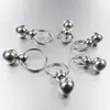 1 Piece Stainless Steel Double Ball Captive Hoop Rings  cucurbit gourd BCR Earring PA Ring Nipple Body Piercing Jewelry ► Photo 2/6