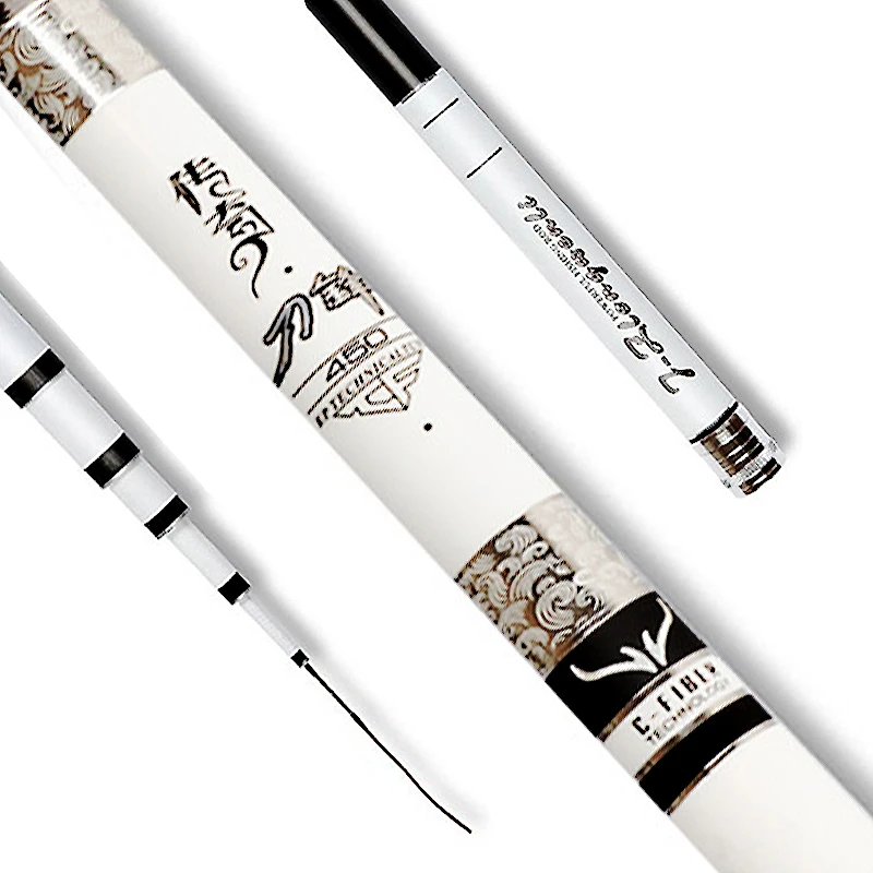 

Pesca Mar Ultralight Carbon Fiber Telescopic Fishing Rod Ultra Hard Hand Pole For Taiwan Fishing 3.6m-7.2m vara de Pesca