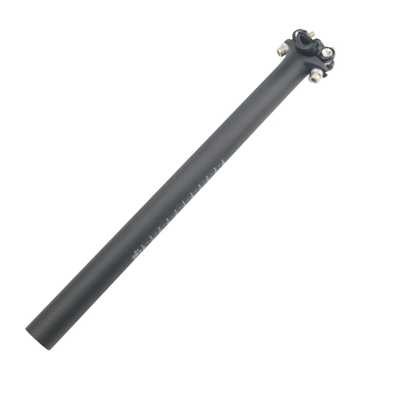 No Logo 3K MatteGlossy Seat Post Mtb Black Seatpost Carbon Road Bicycle 25.427.230.831.6mm Seatposts Mountain Seat Posts (7)