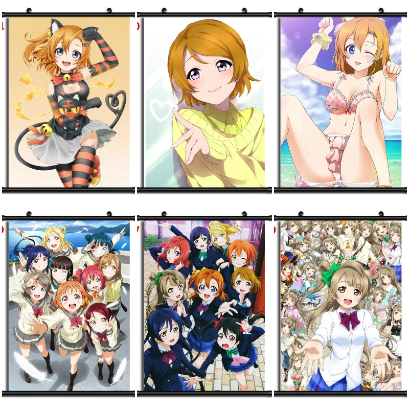 

Children Room Decor Pictures for Home Decor Love Live! Anime Manga Wall Poster Wall Art Canvas Painting Posters Home Decor Print