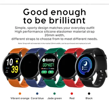 

H50 Smart Watch Men Women Blood Pressure Heart Rate Monitor IP67 Waterproof Bracelet Touch HD Screen SmartWatch For IOS Android