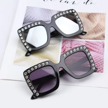 

Diamonds Kids sunglasses Cool Fashion baby Boy&girls sun glasses Brand designer child UV400 Eye glasses High Quality N53