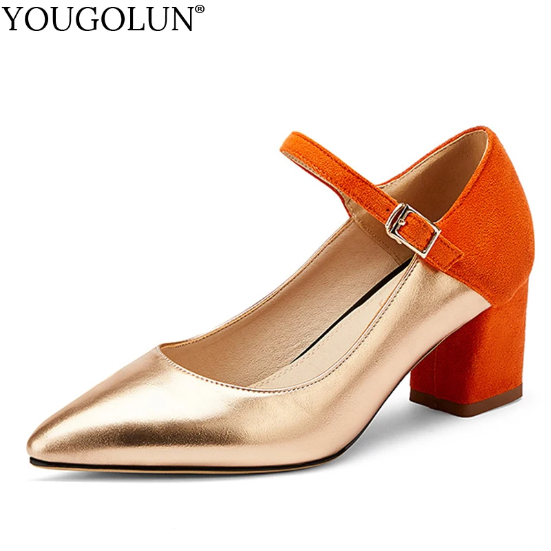 Женские туфли на каблуке из лакированной кожи Новое поступление сезон