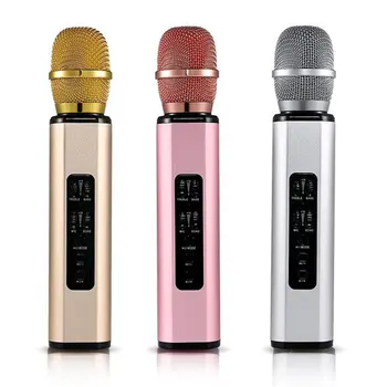 

K6 Wireless Microphone Karaoke Mic Magic Karaoke Handheld Speaker Portable Microphone Phone Player Mic Speaker