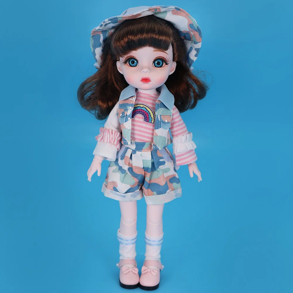 Dream Fairy 1/6 BJD 28 Joints Body Dolls with Clothes Shoes Lucky Angel Series 28cm Ball Jointed Dolls Full Set Gift for Girls 7