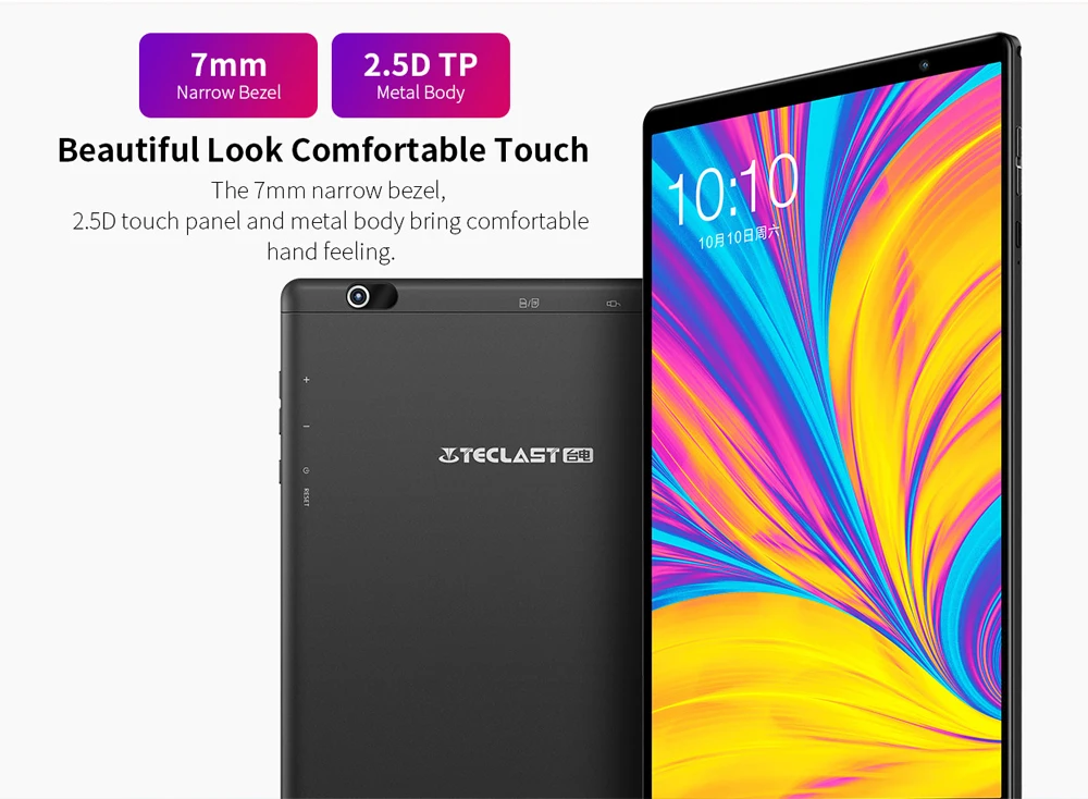 Teclast P10HD планшеты 10," Android 9,0 планшетный ПК 1920x1200 SC9863A Восьмиядерный 3 ГБ ОЗУ 32 Гб ПЗУ 4G сети AI скоростные планшеты