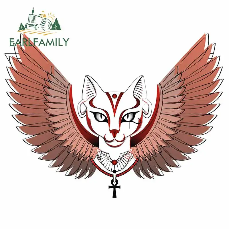 EARLFAMILY 13 см x 9 для Bastet тату искусство мотоцикл автомобиль наклейки дверь протектор