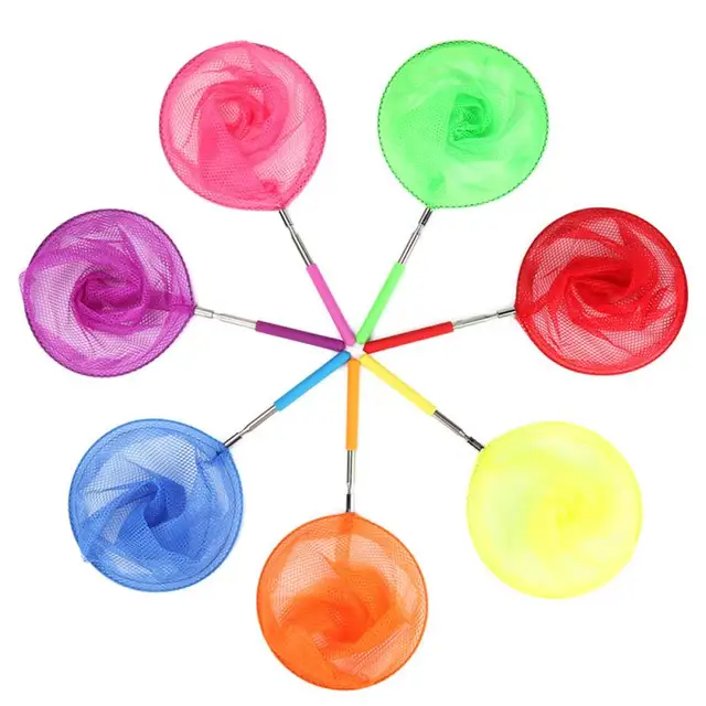Fishing Toys Children Retractable Summer Catch Toy Fishing Net Insect Butterfly Catcher Net Outdoor Fun Sports Gift For Kids 3