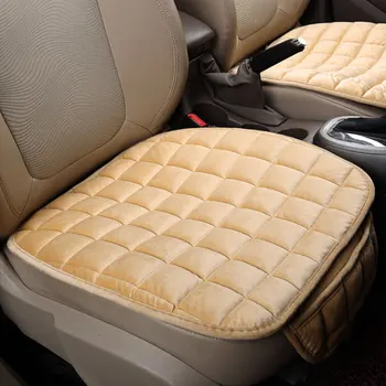 

New Car Seat Cover Cars Waist Cushion Winter Warm Seat Cushion Anti-slip Universal Front Back Chair Seat Pad Protector