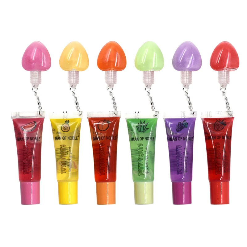 Бальзам для губ Plus персик сердце любовь прозрачный цвет меньше блеск