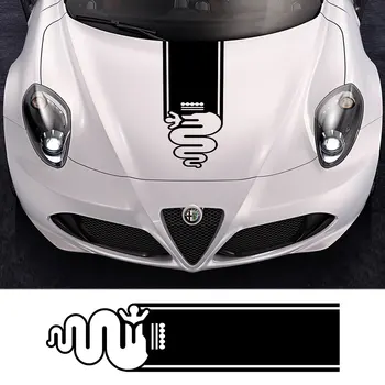 

Car Hood Cover Vinyl Stickers Auto Bonnet Decal For Alfa Romeo Giulia Giulietta 159 156 MITO Stelvio 147 Sportiva GT Accessories