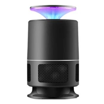 

Silent Suction Type Mosquito Killer Lamp Bug Uv Usb Powered Photocatalyst Mosquito Trap Lamp Pest Repellents Night Light Black