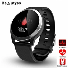 Beautyss Z03 Смарт-часы для мужчин PPG+ ЭКГ amazfit bip IP68 Водонепроницаемый сердечный ритм кровяное давление спортивные Смарт-часы для Android IOS