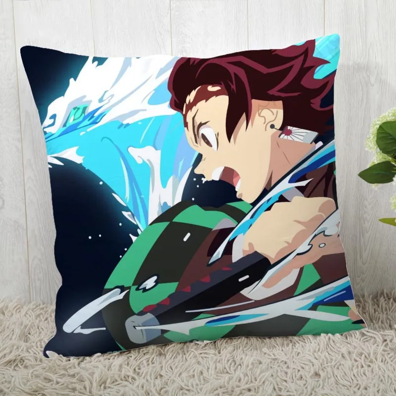 45*45 наволочка с принтом Kimetsu No Yaiba для свадьбы наволочка аниме pillowcases40X40cm45X45cm - Цвет: Pillowcase 15