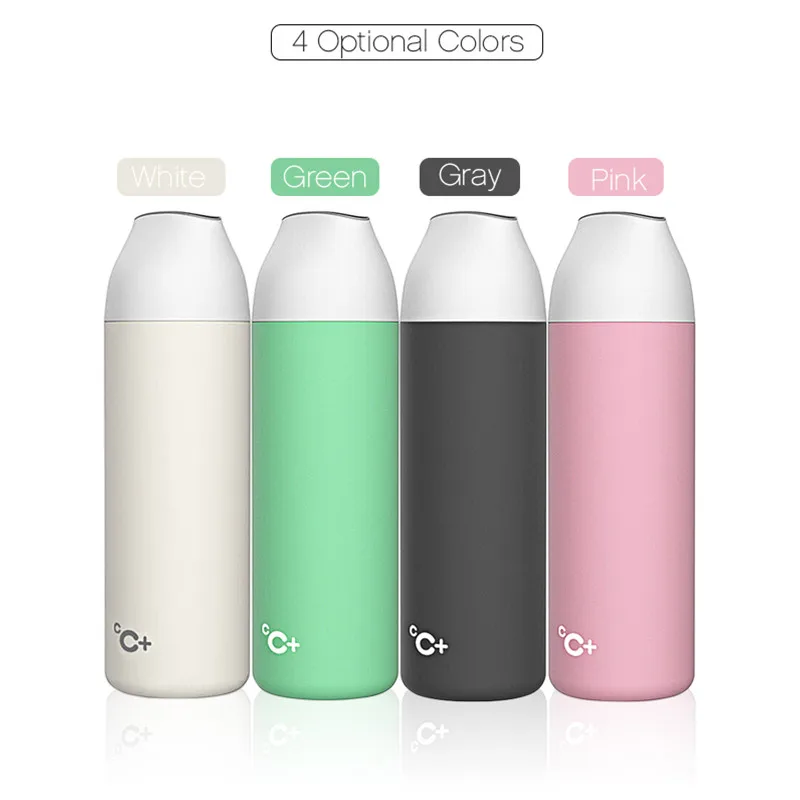 2019 Xiaomi Kiss Kiss Fish Smart Vacuum Insulation bottle 525ML with 3 filter OLED Temperature Touch Screen multi-color CC cup