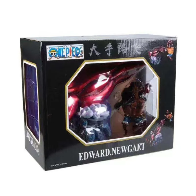 GK Fourth Gear Luffy Hand Anime One Piece Straw Hat Boy Recoat Statue Decoration Boxed Garage Kit Model