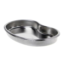 Stainless Steel Kidney Bowl Curved Trays Dental Tool Docters Use Trays