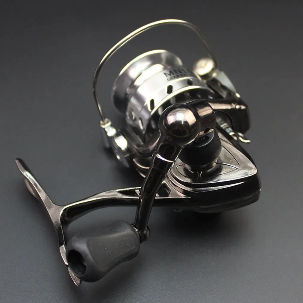 Mini Fishing Reel Palm Size Metal Ultra Light Small Spinning Ice Roller Micro