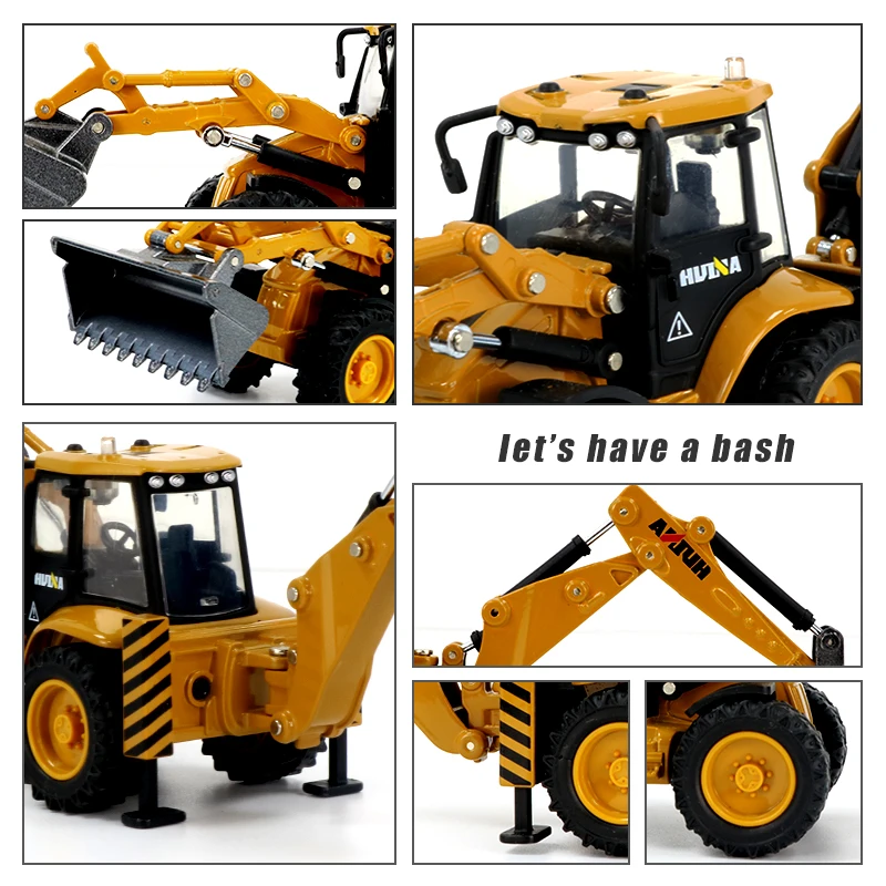 Metal Diecast Crawler Excavator Model Toy Vehicle
