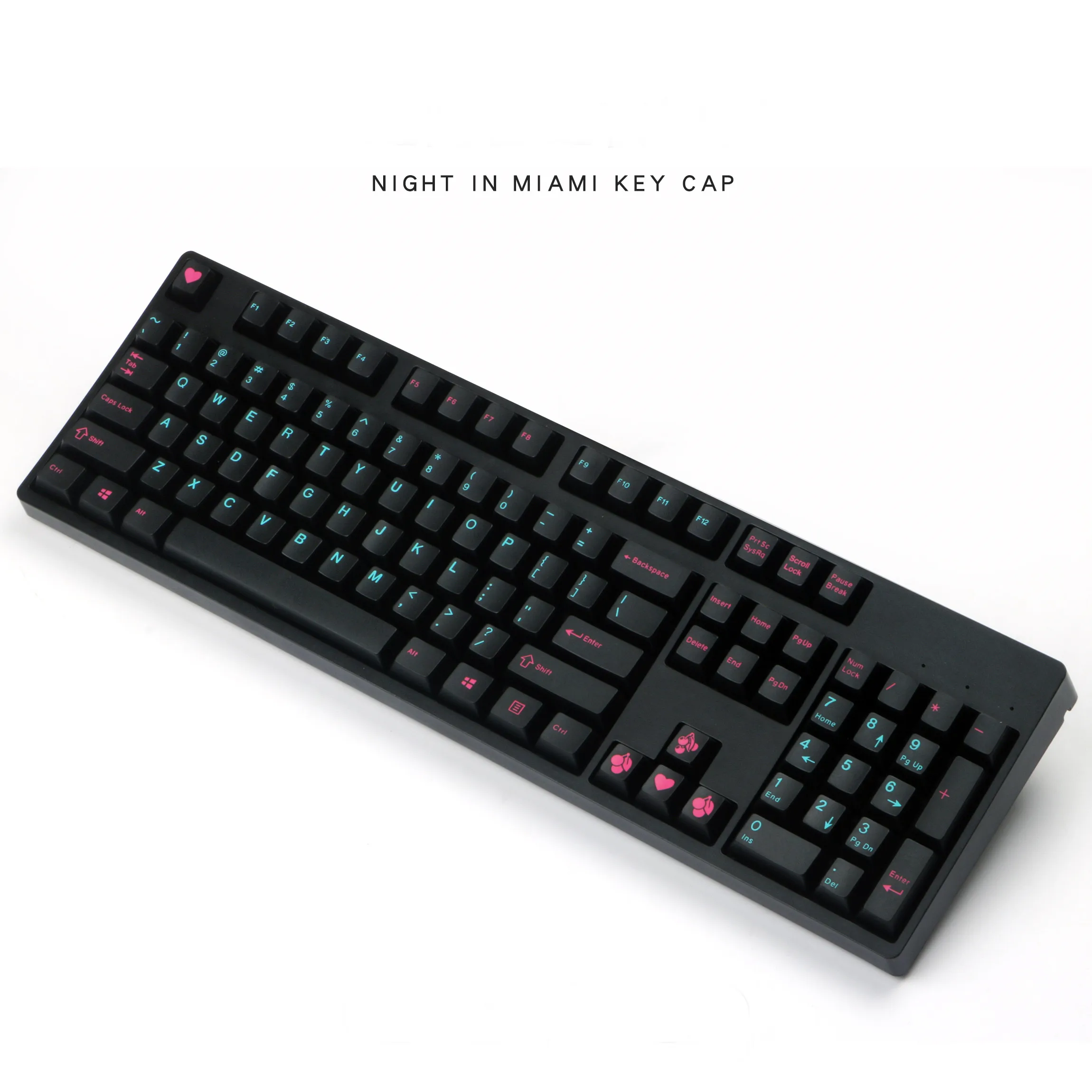 Keycap ABS 153 клавиш Enjoypbt Майами для большинства механических клавиатур|Клавиатуры| |