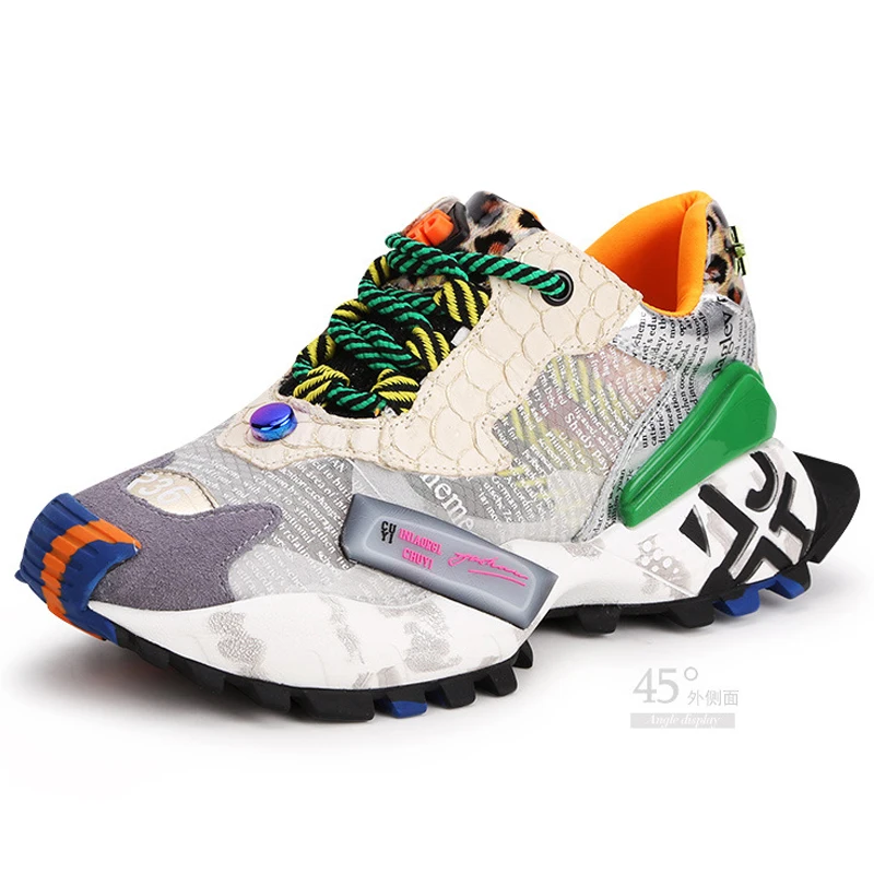 

Mesh Breathable Women Running Shoes Fashion Thick Bottom Outdoor Athletic Mixed Colors Ladies Casual Sneakers Female Sport Shoes