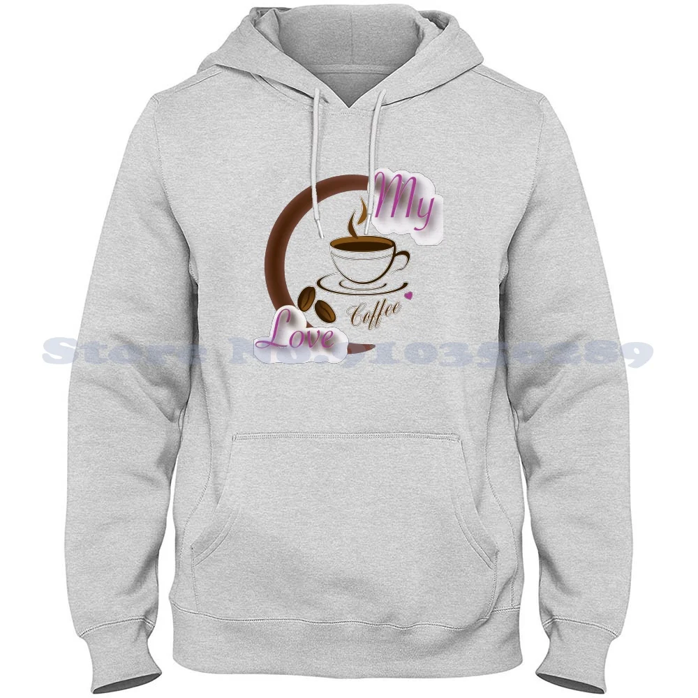 I Love My Coffee And My Coffee Loves Me 11 Felpa Con Cappuccio Per Uomo Donna Espresso Illy Cafe Lait Espresso 57 Chicchi Intensi