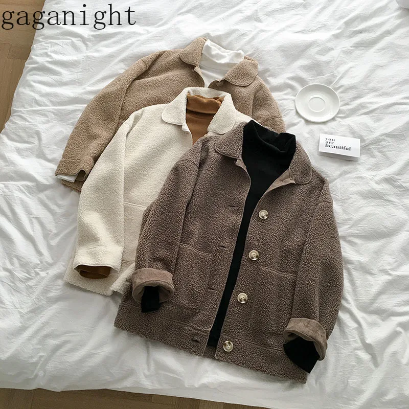 Gaganight однотонное Женское зимнее пальто 219 Новая модная куртка с длинным рукавом