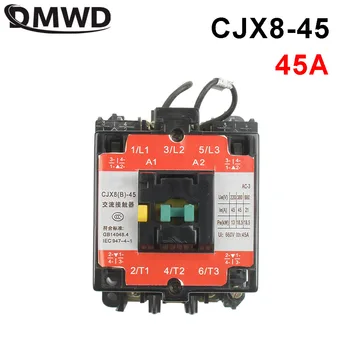 

CJX8-45 AC contactor B Series Contactor CJX8 b45 AC220V AC380V 45A 50/60HZ