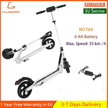 Billig EU Lager Keine Steuer KUGOO S1 Patinetas Electricas Roller Erwachsene Elektrische Roller 350W 35 Km/h Max Last 120KG Für Jugend Outdoor Reise
