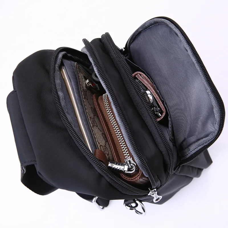 

New Style Jump off Brand Waterproof Nylon Men And Women Chest Pack Korean-style Casual Crossbody Bag Outdoor Bag Multi-functiona