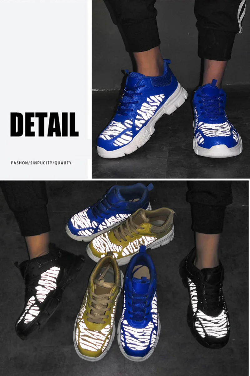 Men Steel Nose Safety Work Shoes Lightweight Breathable Reflective Casual Sneaker Prevent piercing Protective boots Sneakers