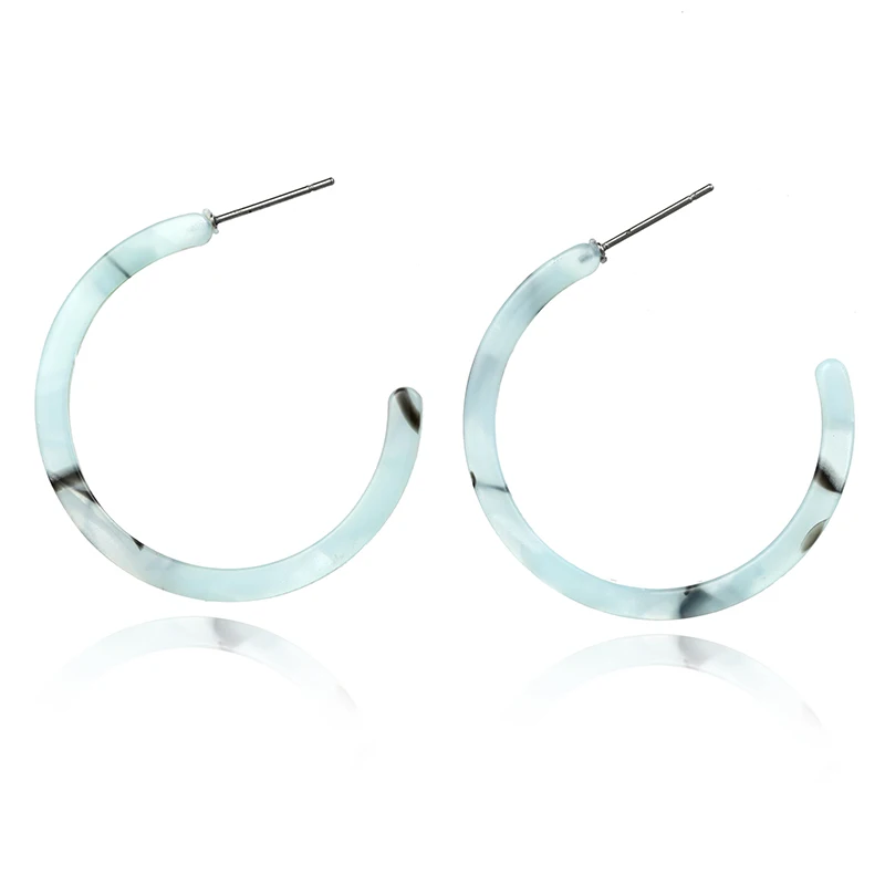 Модные леопардовые серьги, ацетатные серьги, индивидуальная ...