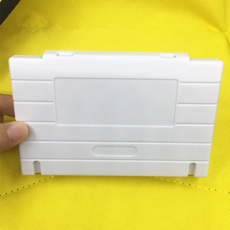 Сменный картридж для игр белого цвета пластиковый корпус игровой карты NTSC SNES 16