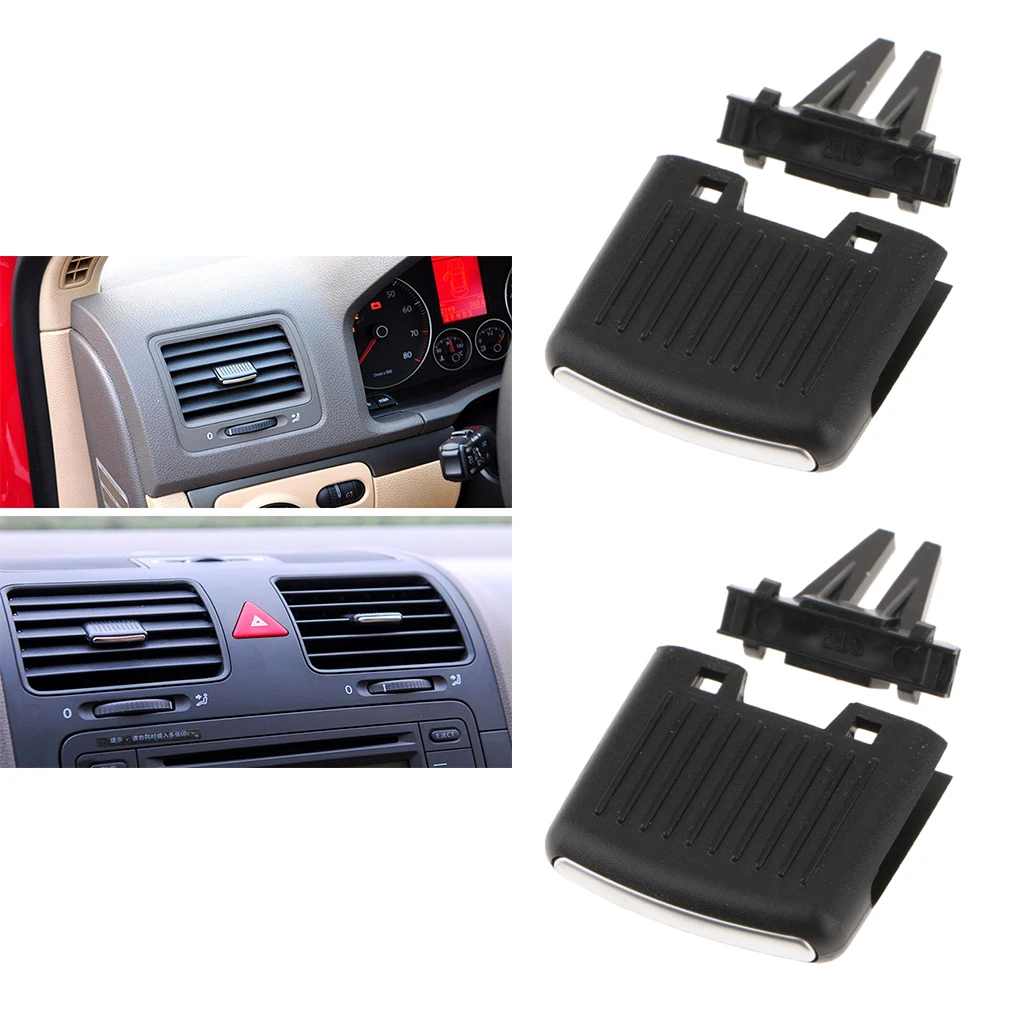 2x Auto Front A/C Air   Outlet Tab Clip Repair Kit for VW Sagitar, Easy Installation