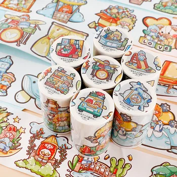 

"Summer Fun" 1 Roll 3m Masking Tape Washi Tape Kawaii Scrapbooking Tapes Craft Decor Gift Wrap Paper Tapes