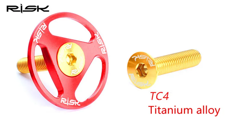 RISK 34mm Ultralight Bicycle Hollow External Headset For Fixed Gear Bike 1 1/8" 28.6mm Straight Steerer Fork Bearing Headset