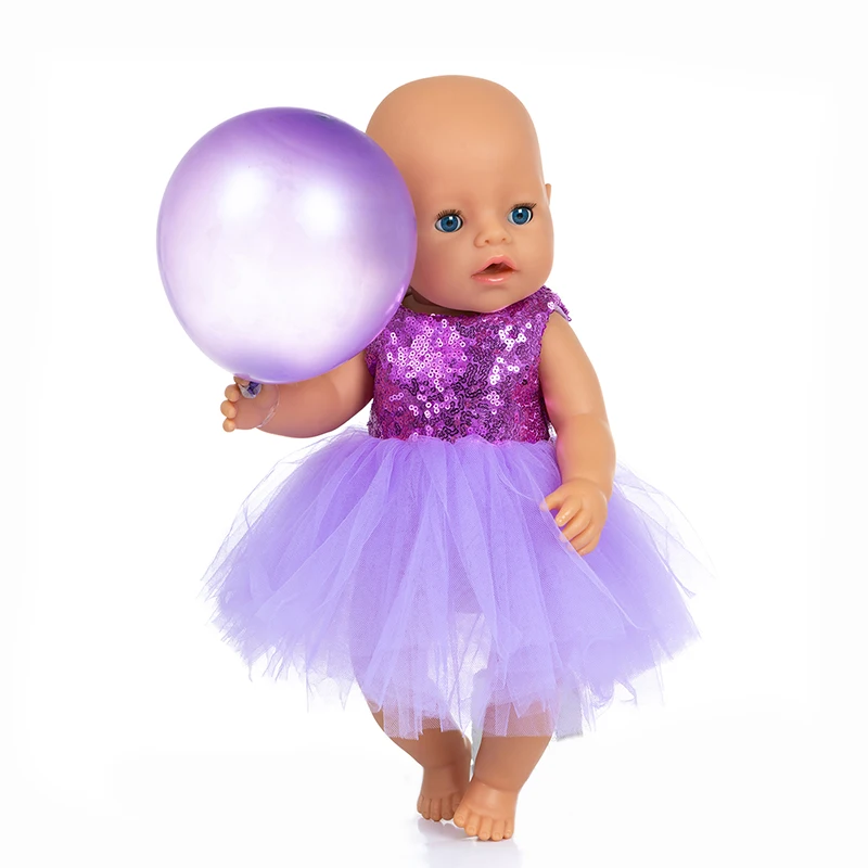 01 Новинка, модное платье, одежда для 43 см, Zapf Baby Doll, 17 дюймов, куклы для новорожденных, одежда и аксессуары, воздушный шар в комплект не входит - Цвет: 01